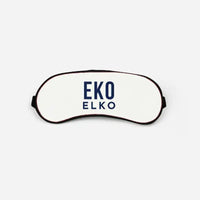 Thumbnail for Elko Regional Airport (EKO) Sleep Masks - Sleep Mask - Code - White