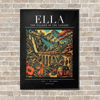 Thumbnail for ELLA - Poster - Canvas Framed - Black