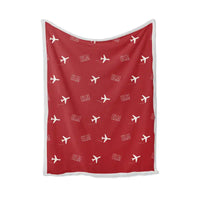 Thumbnail for Elmira Corning Regional Airport (ELM) Bedding Sets & Blankets - Blanket - Pattern - Red