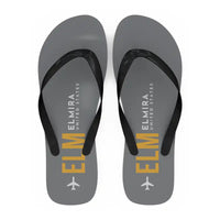 Thumbnail for Elmira Corning Regional Airport (ELM) Slippers & Flip Flops - Slippers - Flip Flops - Code - Gray