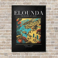 Thumbnail for ELOUNDA - Poster - Canvas Framed - Black