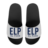 Thumbnail for El Paso International Airport (ELP) Slippers & Flip Flops - Slippers - Sport - Code - Light Gray