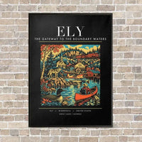 Thumbnail for ELY - Poster - Canvas Framed - Black
