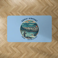 Thumbnail for Kenai Municipal Airport (ENA) Carpets - Carpet Rectangle - Badge - Light Blue V2