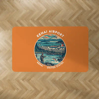 Thumbnail for Kenai Municipal Airport (ENA) Carpets - Carpet Rectangle - Badge - Orange V2