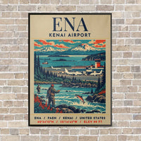 Thumbnail for ENA - Poster - Canvas Framed - Beige