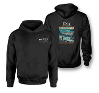 Thumbnail for ENA - Poster - Double-Side Hoodie - Black