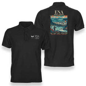 Kenai Municipal Airport (ENA) Premium Polo T-Shirts