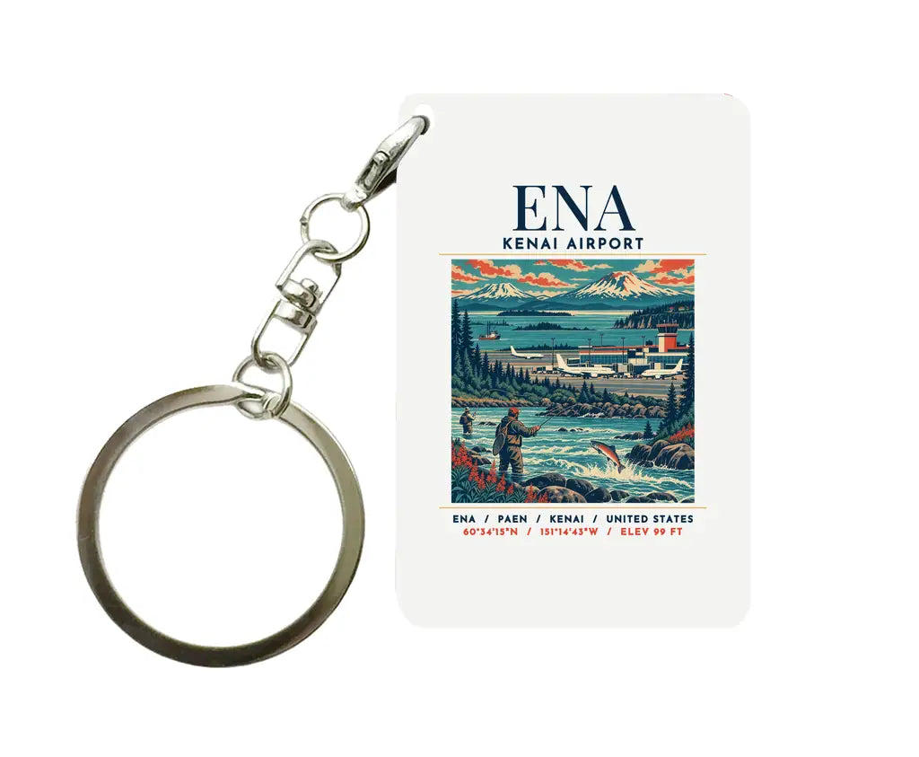 ENA - Poster - Key Chain - White