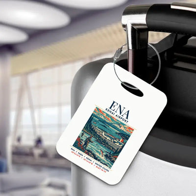 ENA - Poster - Luggage Tag - White