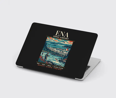 ENA - Poster - MacBook Case - Black