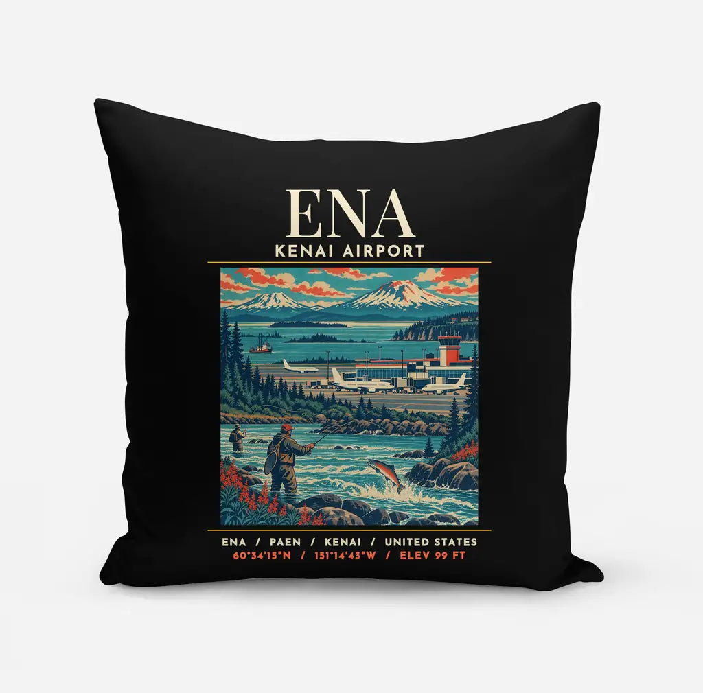 ENA - Poster - Pillow - Black