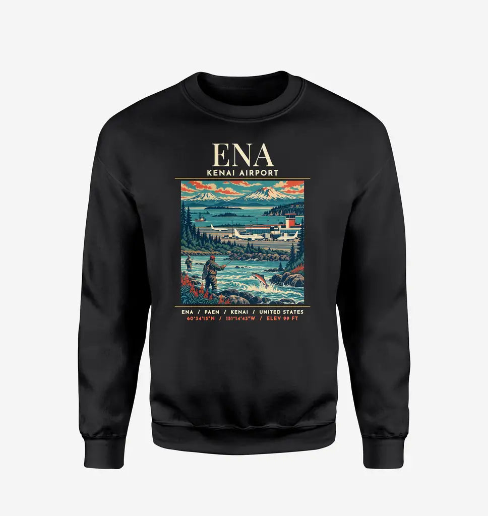 ENA - Poster - Sweatshirt - Black