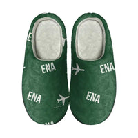 Thumbnail for Kenai Municipal Airport (ENA) Slippers & Flip Flops - Slippers - Cotton - Pattern - Green
