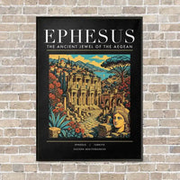Thumbnail for EPHESUS - Poster - Canvas Framed - Black