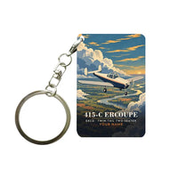 Thumbnail for ERCO 415-C Ercoupe - 3D + Name - Key Chain - Full Print
