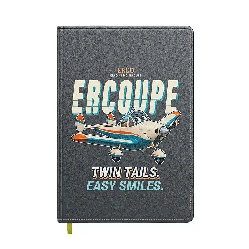 ERCO 415-C Ercoupe - Cartoon - Notebook - Gray