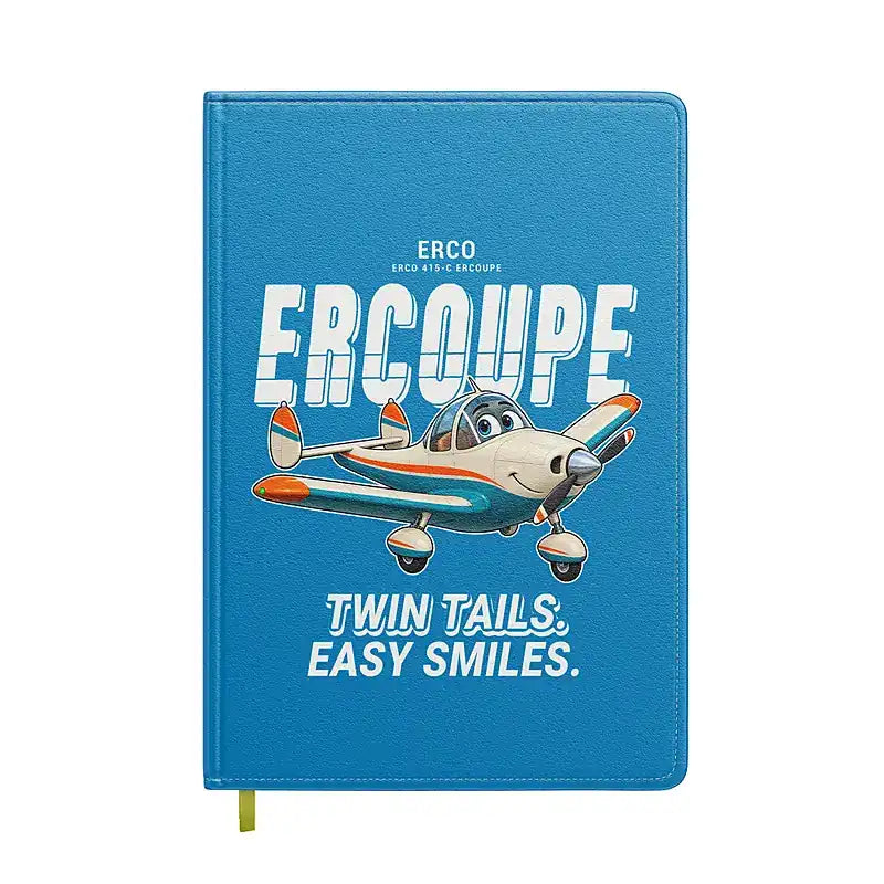 ERCO 415-C Ercoupe - Cartoon - Notebook - Turquoise