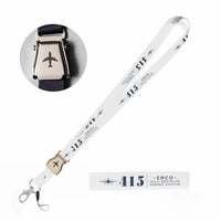Thumbnail for ERCO 415-C Ercoupe Lanyard & ID Holders seat belt lanyard - Heritage - White
