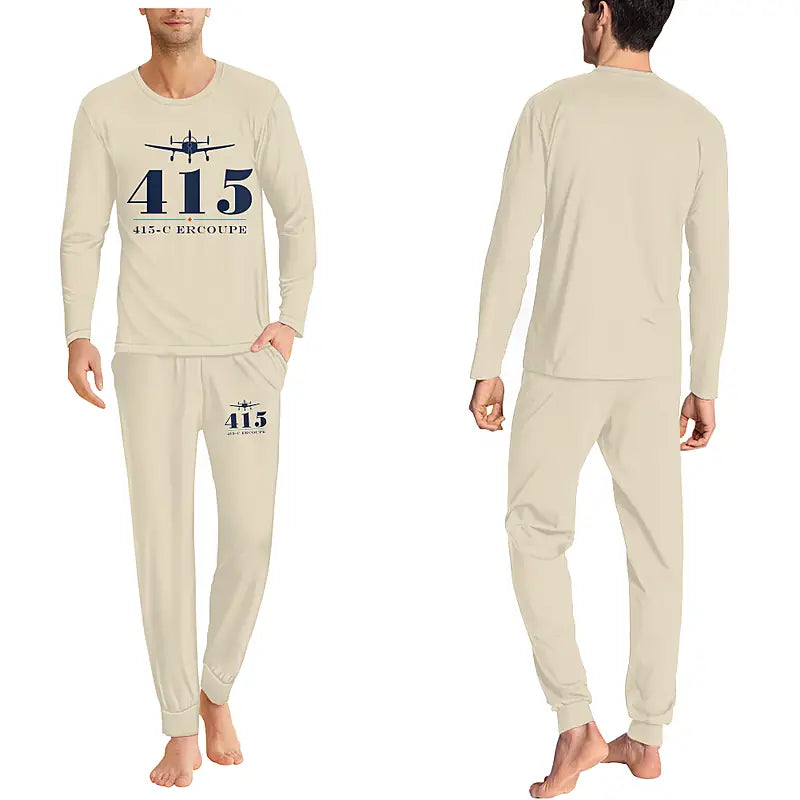 ERCO 415-C Ercoupe - Men Pajamas - Heritage Chest - Beige