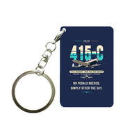 Thumbnail for ERCO 415-C Ercoupe - Original - Key Chain - Navy Blue