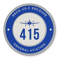 Thumbnail for ERCO 415-C Ercoupe Patches - Circle - Royal White