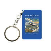 Thumbnail for ERCO 415-C Ercoupe - Poster - Key Chain - Blue