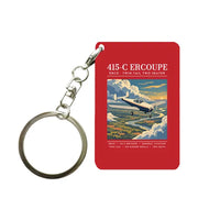 Thumbnail for ERCO 415-C Ercoupe - Poster - Key Chain - Red