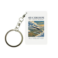 Thumbnail for ERCO 415-C Ercoupe - Poster - Key Chain - White