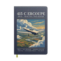 Thumbnail for ERCO 415-C Ercoupe - Poster - Notebook - Navy Blue