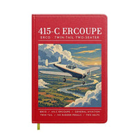 Thumbnail for ERCO 415-C Ercoupe - Poster - Notebook - Red