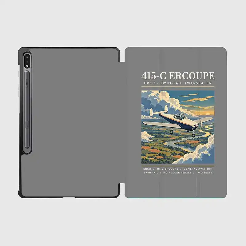 ERCO 415-C Ercoupe - Poster - Samsung Tablet - Gray