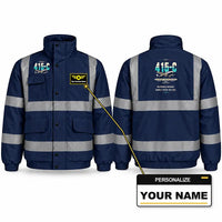 Thumbnail for ERCO 415-C Ercoupe Reflective Winter Jackets - Original + Name - Navy Blue