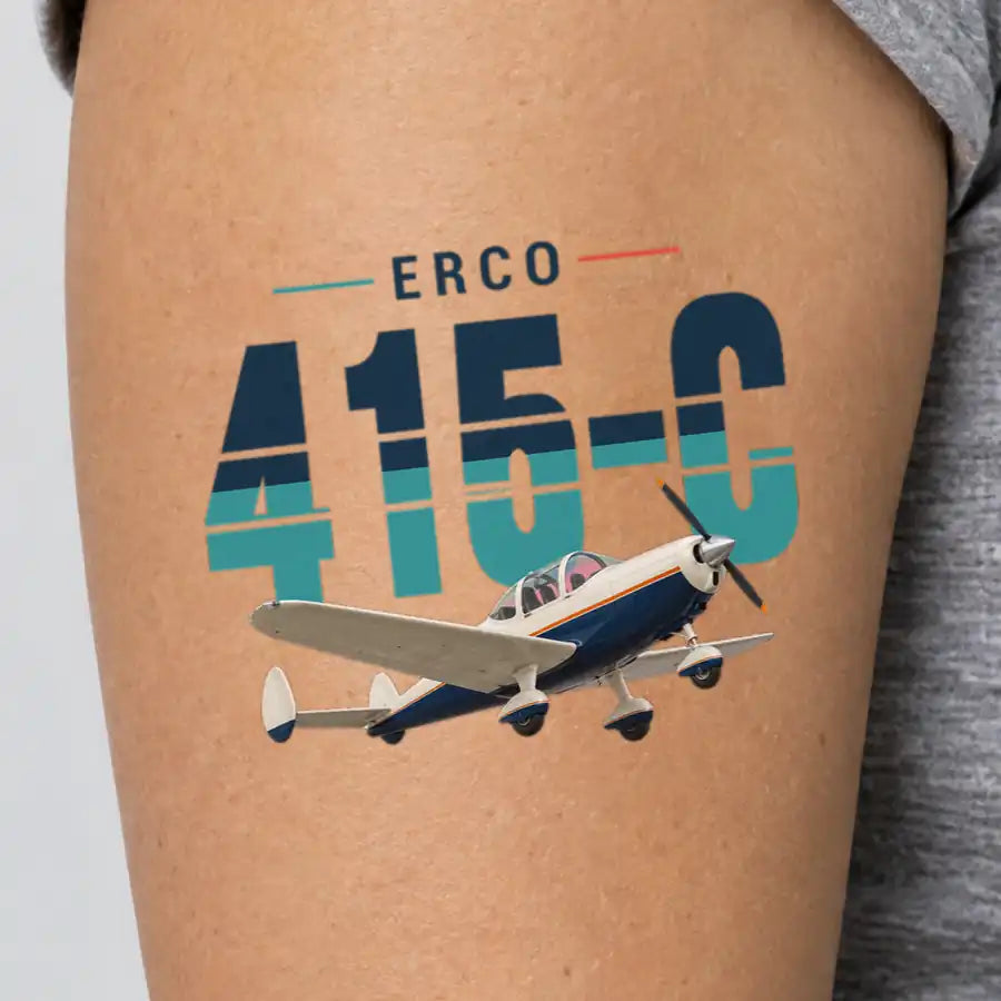 ERCO 415-C Ercoupe - Tattoo - Original