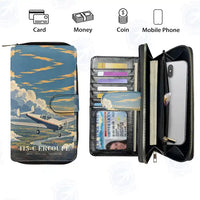 Thumbnail for ERCO 415-C Ercoupe Leather Wallets - Zip Long Wallet - 3D
