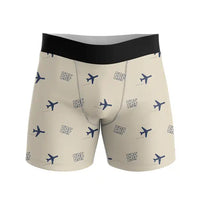 Thumbnail for Erfurt-Weimar Airport (ERF) Men Boxers - Pattern - Beige