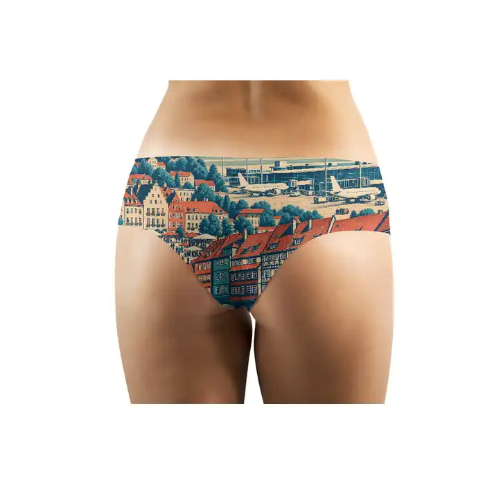Erfurt-Weimar Airport (ERF) Women Panties - Scene - Back