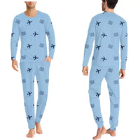 Thumbnail for Erie International Airport (Tom Ridge Field) (ERI) Pajamas - Men Pajamas - Light Blue