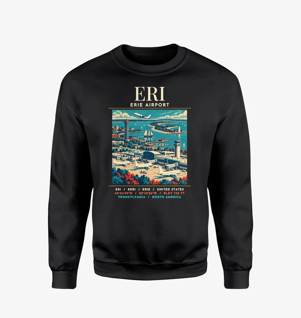 ERI - Poster - Sweatshirt - Black