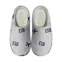 Thumbnail for Ankara Esenboga Airport (ESB) Slippers & Flip Flops - Slippers - Cotton - Pattern - Light Gray