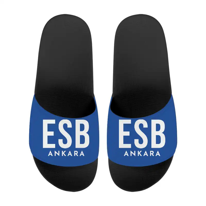 Ankara Esenboga Airport (ESB) Slippers & Flip Flops - Slippers - Sport - Code - Blue