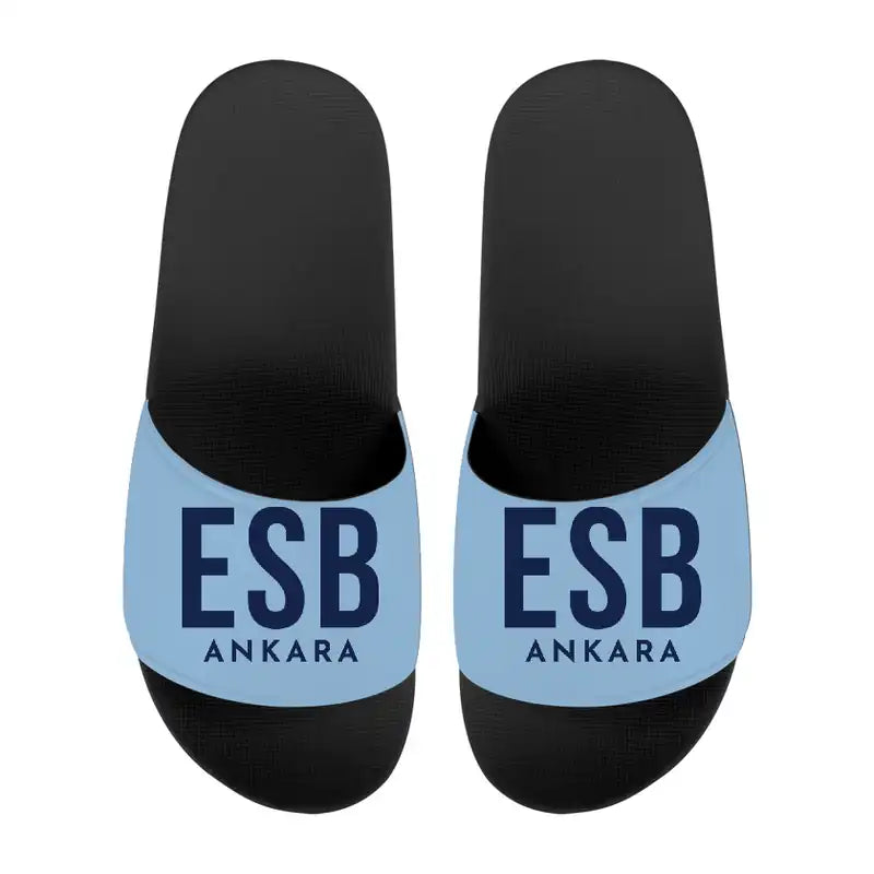 Ankara Esenboga Airport (ESB) Slippers & Flip Flops - Slippers - Sport - Code - Light Blue