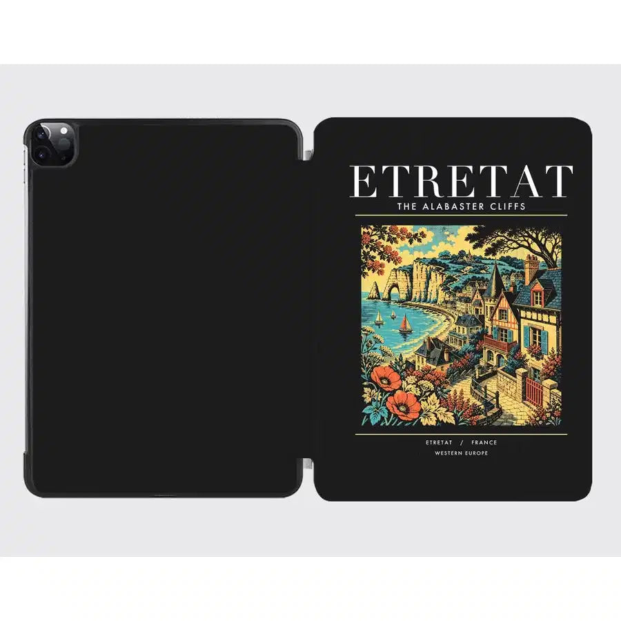 ETRETAT - Poster - iPad Case - Black