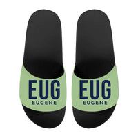 Thumbnail for Eugene Airport Mahlon Sweet Field (EUG) Slippers & Flip Flops - Slippers - Sport - Code - Light Green