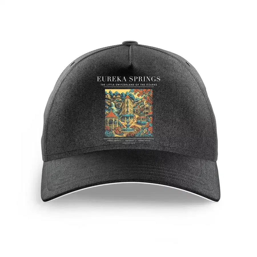 EUREKA SPRINGS - Poster - Hat - Black