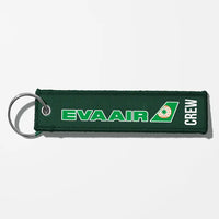 Thumbnail for EVA Air Airlines Crew & Staff Tag Key Chains - Dark Green - Crew