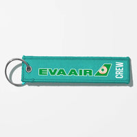 Thumbnail for EVA Air Airlines Crew & Staff Tag Key Chains - Turquoise - Crew