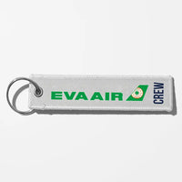 Thumbnail for EVA Air Airlines Crew & Staff Tag Key Chains - White - Crew
