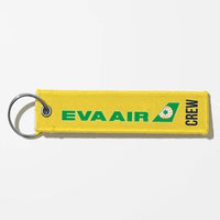 Thumbnail for EVA Air Airlines Crew & Staff Tag Key Chains - Yellow - Crew