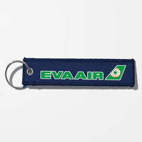 Thumbnail for EVA Air Airlines Crew & Staff Tag Key Chains - Navy Blue